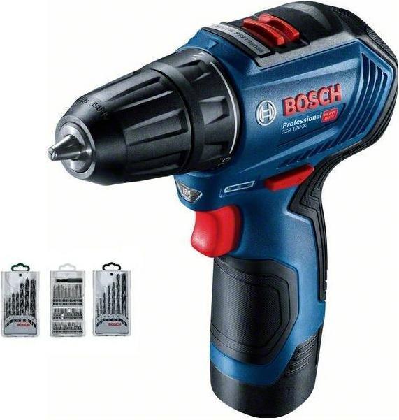 1x GSR 12V-30, 1x Bag, 2x batteries