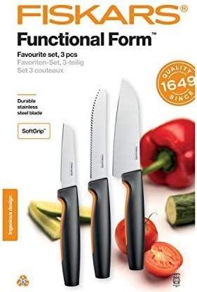 Image du produit Fiskars Functional Form Favorite 3 pcs. knife set 1057556 (12 cm)