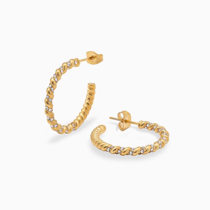 Produktbild Sensora Jewelry Marine Hoops Ohrringe (Zirkonia-Steine)