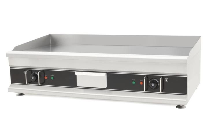Actual product image Gastro Hero Electric grill plate Eco smooth, chrome-plated - tabletop unit (6 kW)