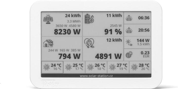 Actual product image Solar Station Solar Station 7.5" E-Ink-Display, Schnittstellen: WLAN