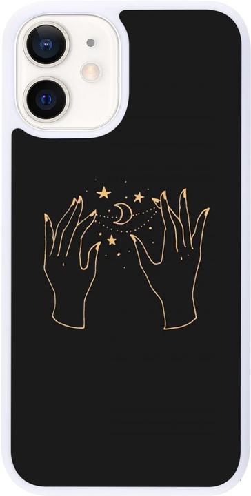Immagine prodotto PhoneLook Coperchio in silicone bianco Grigio mani magiche (Apple iPhone 12 mini)