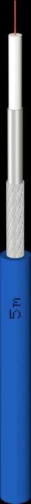 Produktbild Megasat 100204 hochflexibles Koaxial Kabel blau (75 dB, Antennenkabel)