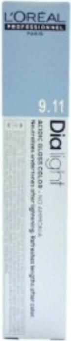 Actual product image L'Oréal Professionnel DIA LIGHT gel-creme acide sans amoniaque #9.11 50 ml (#9,11 50 ml)