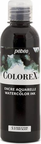 Produktbild Pebeo Colorex Wassertinte (Elfenbeinschwarz, 250 ml)