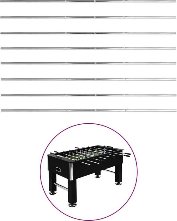 Actual product image VidaXL Table football pole