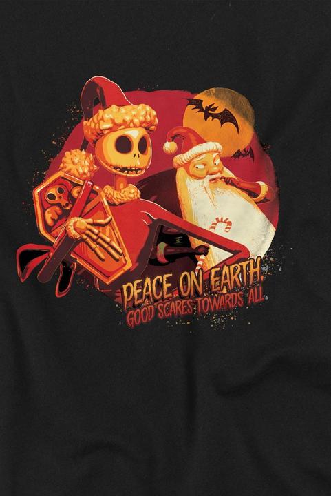 Actual product image The Nightmare Before Christmas Mens Good Scares Towards All T-Shirt (L)