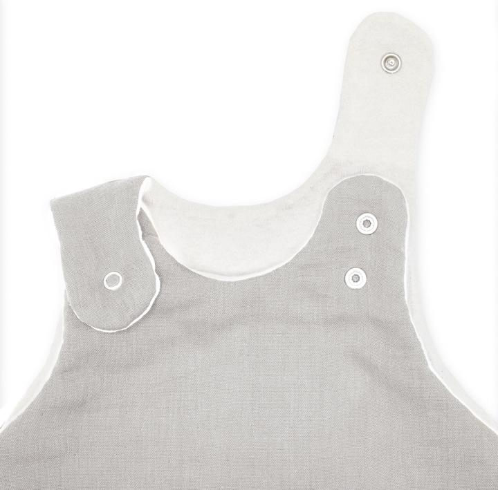 Immagine prodotto Julius Zöllner Sacco nanna estivo per bambini in mussola grigio Gr. 68/74 (74 cm)
