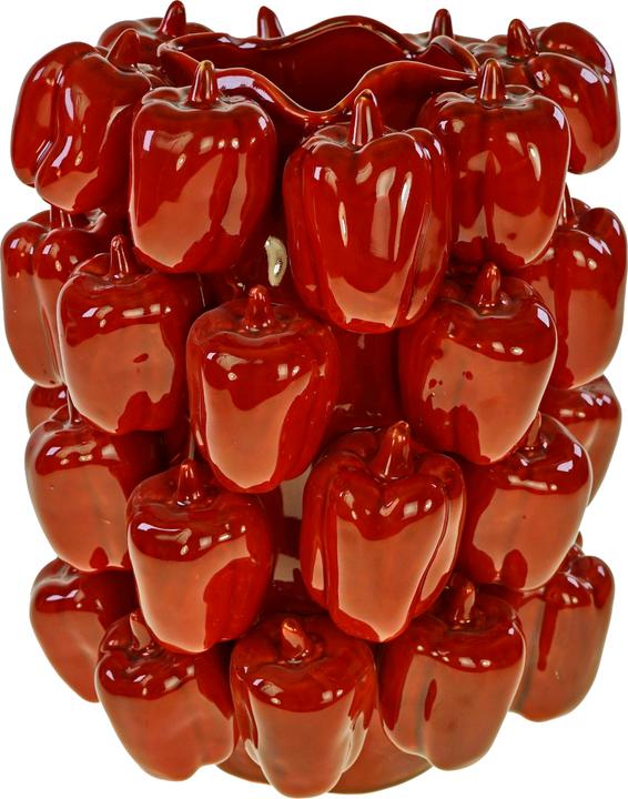 Image du produit Werner Voss Vase Paprika rot 25x25x31 cm (1 x, 25 x 25 x 31 cm)