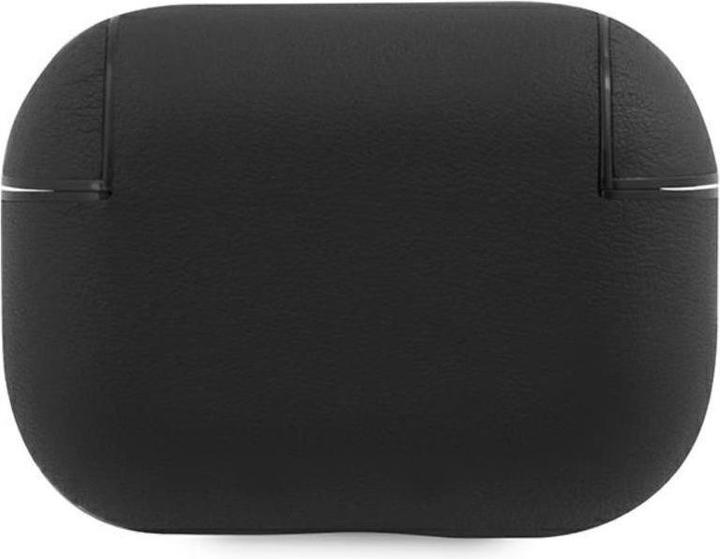Immagine prodotto BMW BMAP2SSLBK Cover per AirPods Pro 2 in pelle nera/argento Geniune Logo (Manicotto per cuffie)