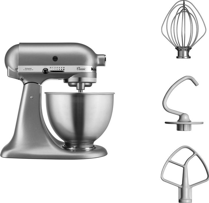 Immagine prodotto KitchenAid 5K45SSESL Robot da cucina, argento (275 W)
