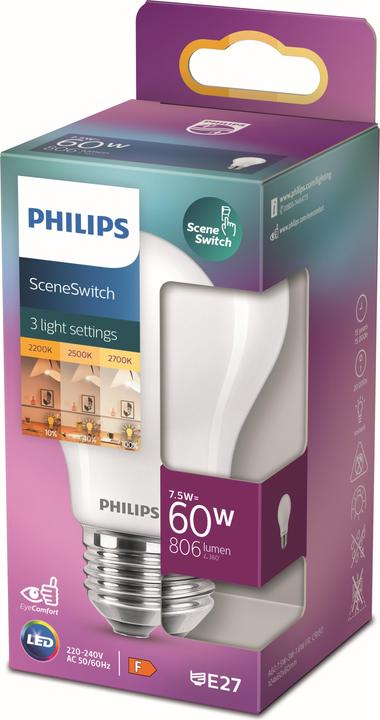 Produktbild Philips Professional Led Lampe (E27, 7.50 W, 806 lm, 1 x, F)