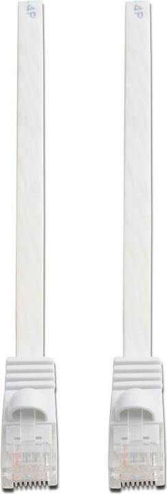 Actual product image Prokord U/UTP CAT.6 UNSHIELDED RJ45 LSZH 0.5M WHITE FLAT (U/UTP, CAT6, 0.50 m)