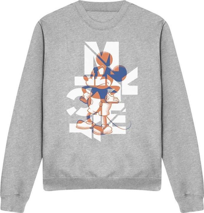 Actual product image Disney Unisex Adult Mickey Mouse Colour Fill Sweatshirt (M)
