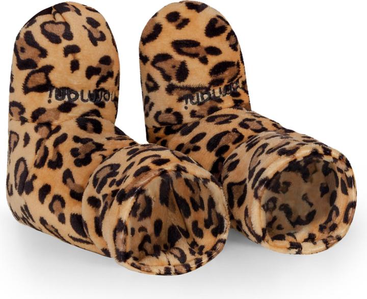 Actual product image Normani Grain slippers for the microwave Leopard (40)