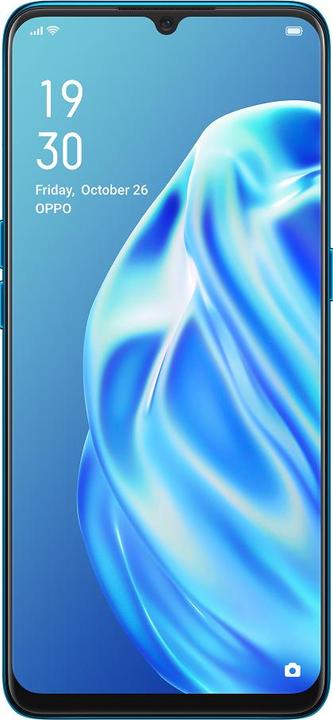 Produktbild OPPO A91 (128 GB, Blazing Blue, 6.40", Dual SIM + SD, 48 Mpx, 4G)