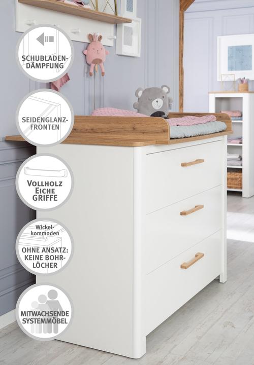 Produktbild Roba Ava (Babybett, Wickelkommode, Kinderkleiderschrank)
