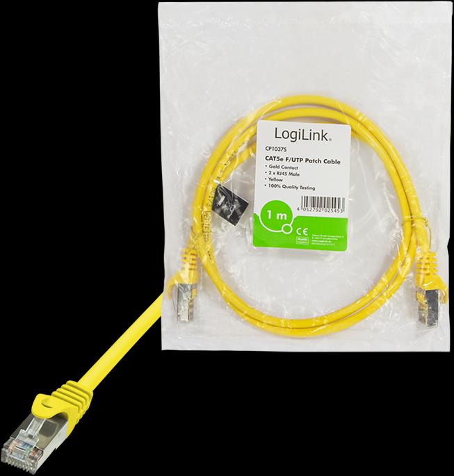 Actual product image LogiLink Network cable (F/UTP, CAT5e, 1 m)
