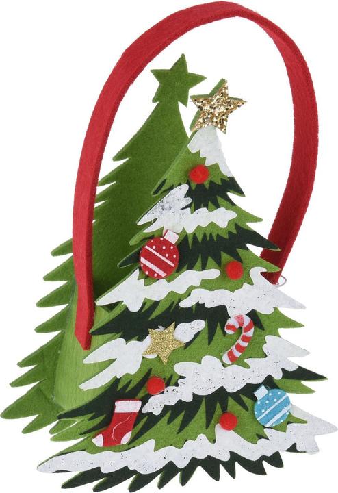Produktbild Koopman Filztasche Weihnachtsbaum