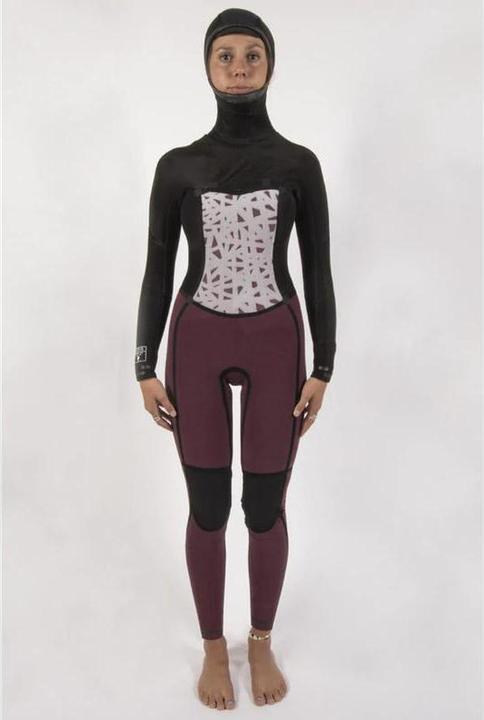 Actual product image Sisstrevolution Ladies Wetsuit - 7 Seas - - Chest Zip - with Hood (5/4 mm, 4)