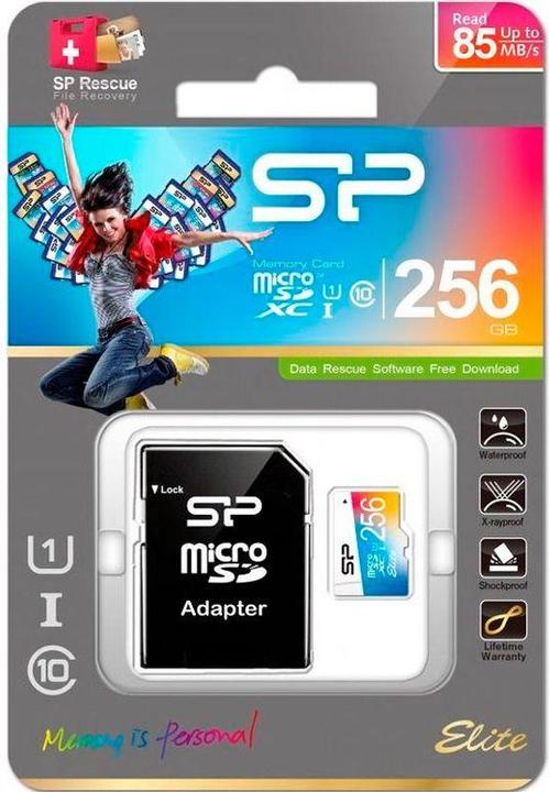 Produktbild Silicon Power Elite 256 (256 GB, microSDXC, U1, UHS-I)