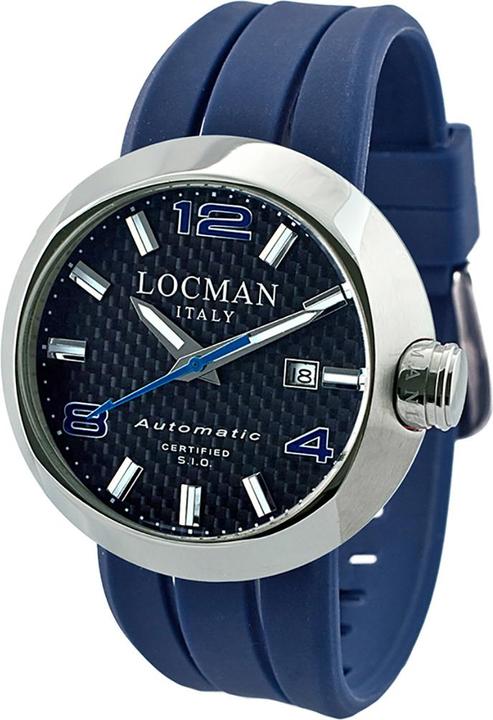 Produktbild Locman Italy Herrenuhr Change Automatik blau Ref. 0425 (Analoguhr, 46 mm)