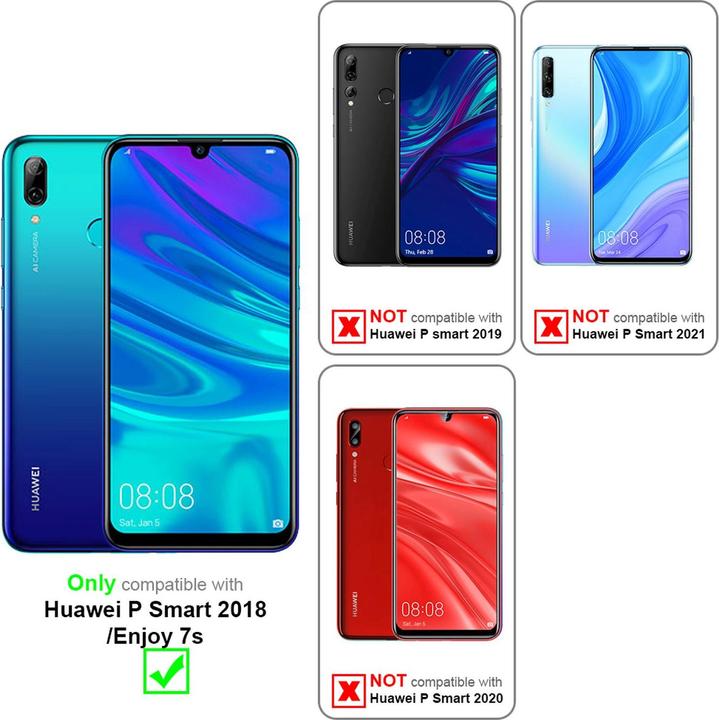 Produktbild Cadorabo Flip wie Invisible Cover (Huawei P Smart)