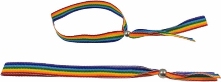Bracelet réglable Fierté LGBT (11.50 cm, Textile)
