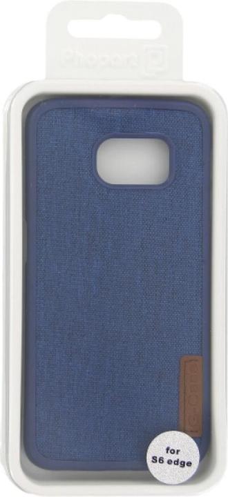 Produktbild OEM Silicone Case Textile for Samsung S6 Edge blue (Samsung Galaxy S6 Edge)