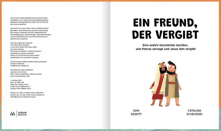 Actual product image Ein Freund, der vergibt (Catalina Echeverri, Dan DeWitt, German)