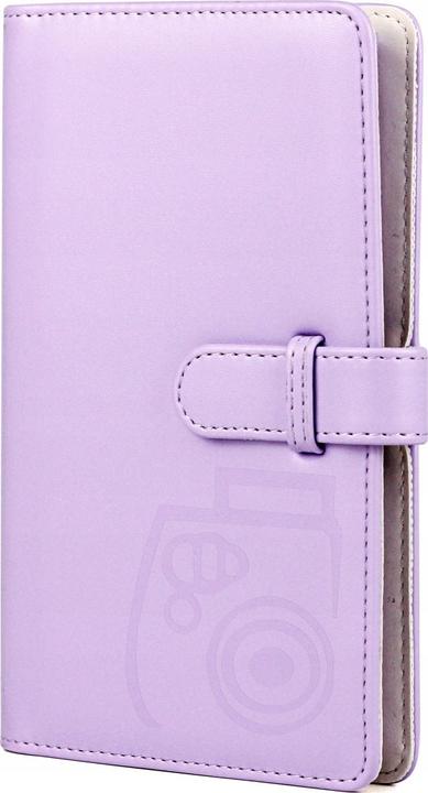 Loveinstant album fotografico per Fuji Instax Mini 7 8 9 11/96 foto - viola (7,6 x 5 cm)