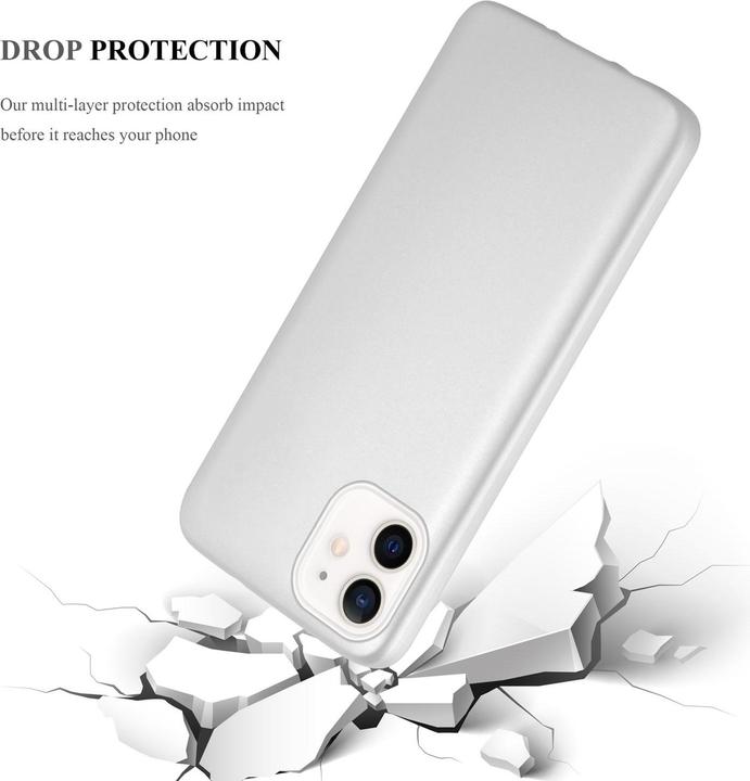 Image du produit Cadorabo Couverture métallique mate TPU (Apple iPhone 12 mini)