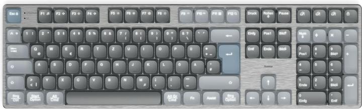 Actual product image Hama WK-800 Keyboard wireless grey (DE, Wireless)