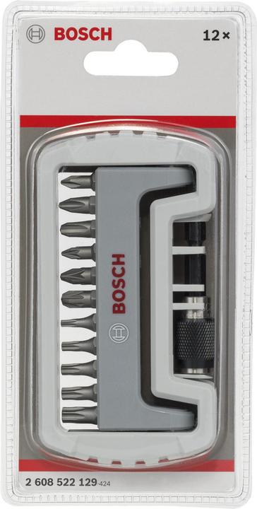 Productafbeelding Bosch Professional Zubehör Bitset 12 stuks Toebehoren 2 (T20, PH3, T25, PZ1, T15, PH1, PH2, T10, PZ3, T30, PZ2)