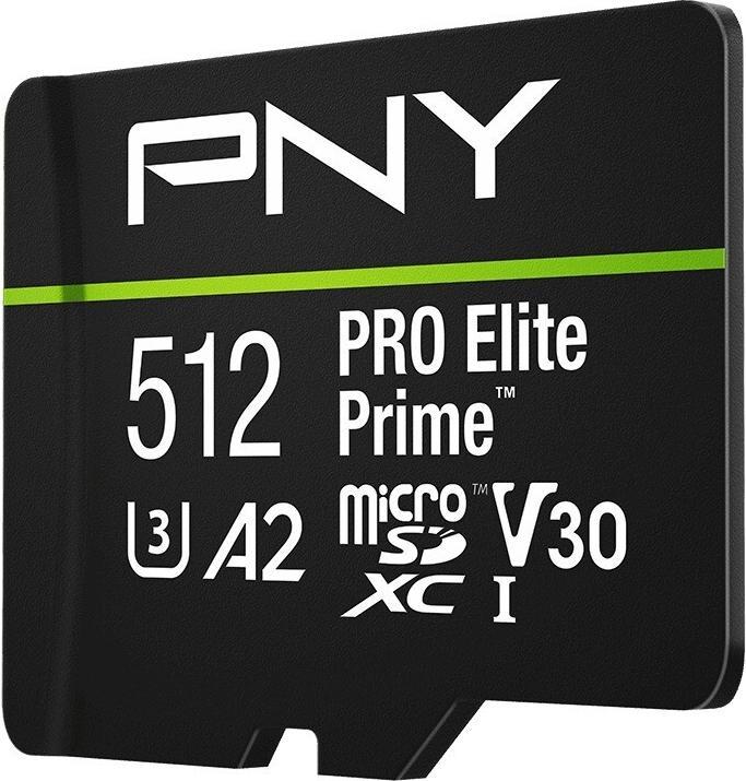 Image du produit PNY microSD Pro Elite Prime 512 Go (512 Go, microSD)