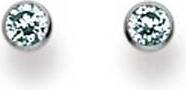 Produktbild Natsumi Schmuck Ohrstecker Zirkonia Weissgold 18K/750 3.0mm (750/18 K Weissgold)