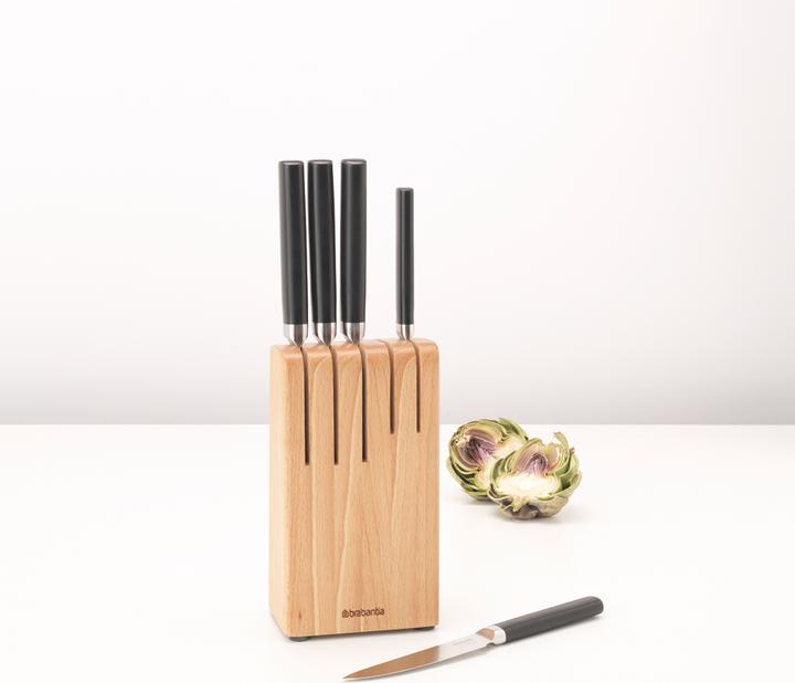 Produktbild Brabantia Messerblock bestückt hellbraun