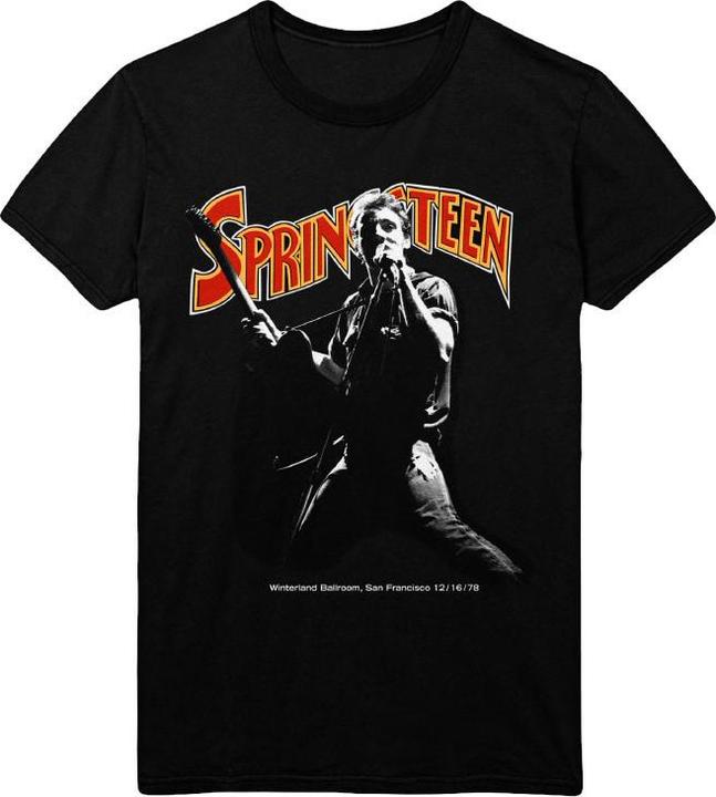 Bruce Springsteen Winterland Ballroom Singing