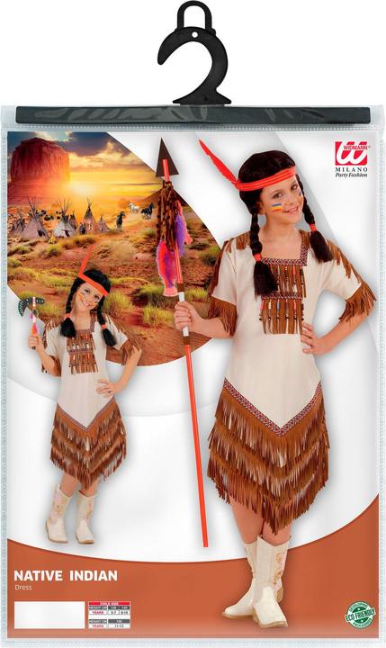 Produktbild Widmann Kinderkostüm Indianerin (128)