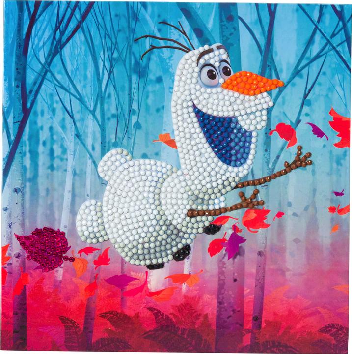 Immagine prodotto Craft Buddy Olaf galleggiante, 18x18cm carta d'arte in cristallo