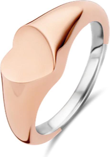 Image du produit Ti Sento Milano Bague en forme de coeur plaquée or rose 12221SR (56, Argent 925)