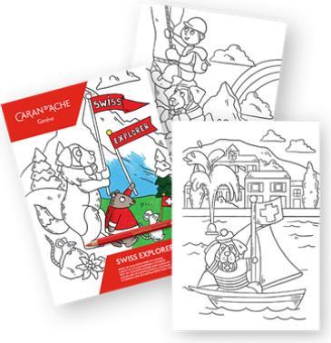 Image du produit Caran d'Ache Swiss Explorer Malbuch