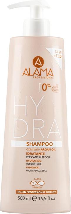 Produktbild Alama Professional Alama Hydra Moisturizing Shampoo for Dry Hair with Argan Oil 500ml (500 ml, Flüssiges Shampoo)