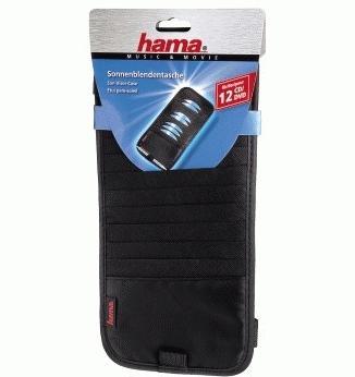 Actual product image Hama Sun visor bag 12 CD, black