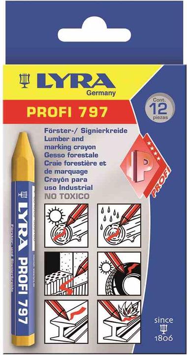 Produktbild Lyra Förster- und Signierkreide (Gelb, 1 x)