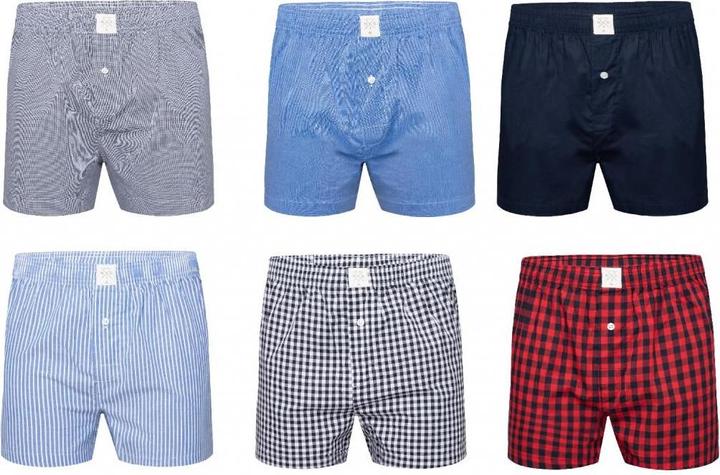 Produktbild Mg-1 Web-Boxershorts Casual Locker sitzend (XXL, 6er Pack)