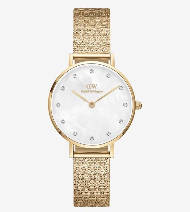 Produktbild Daniel Wellington Classic Petite Lumine Pressed Piano Gold White (Analoguhr, 28 mm)