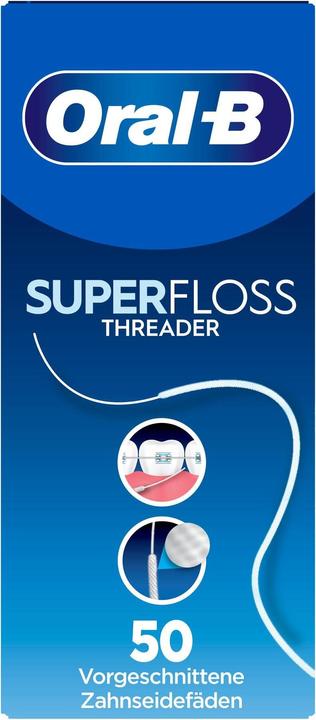 Produktbild Oral-B Threader Zahnseide 50 Fäden Zahnseide (15 m)