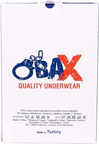 Immagine prodotto Obax Boxer da uomo 3p nero/rosso M (M)