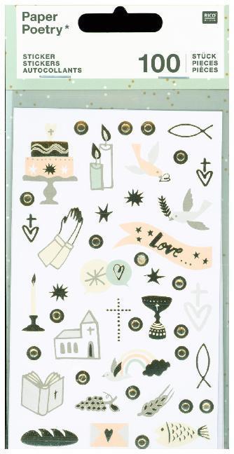 Actual product image Rico Design Stickers, Christian festivals.99001.77.75